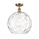 A thumbnail of the Innovations Lighting 516-1C-17-14 Athens Semi-Flush Brushed Brass / Clear Water Glass