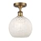 A thumbnail of the Innovations Lighting 516-1C-12-8 White Mouchette Semi-Flush Brushed Brass