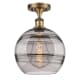 A thumbnail of the Innovations Lighting 516-1C-13-10 Rochester Semi-Flush Brushed Brass / Smoked