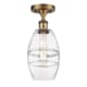 A thumbnail of the Innovations Lighting 516-1C-10-6 Vaz Semi-Flush Brushed Brass / Clear