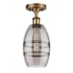 A thumbnail of the Innovations Lighting 516-1C-10-6 Vaz Semi-Flush Brushed Brass / Smoked