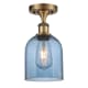 A thumbnail of the Innovations Lighting 516-1C-11-6 Bella Semi-Flush Brushed Brass / Blue