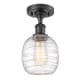 A thumbnail of the Innovations Lighting 516-1C-11-6 Belfast Semi-Flush Matte Black / Deco Swirl