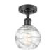 A thumbnail of the Innovations Lighting 516 Small Deco Swirl Matte Black / Clear