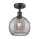 A thumbnail of the Innovations Lighting 516-1C-12-8 Athens Semi-Flush Matte Black