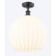 A thumbnail of the Innovations Lighting 516-1C-18-14 White Venetian Semi-Flush Matte Black