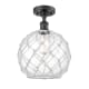 A thumbnail of the Innovations Lighting 516 Large Farmhouse Rope Matte Black / Clear Glass with White Rope