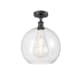 A thumbnail of the Innovations Lighting 516-1C-16-12 Athens Semi-Flush Matte Black / Clear