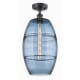 A thumbnail of the Innovations Lighting 516-1C-20-10 Vaz Semi-Flush Matte Black / Blue