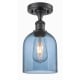 A thumbnail of the Innovations Lighting 516-1C-11-6 Bella Semi-Flush Matte Black / Blue