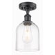 A thumbnail of the Innovations Lighting 516-1C-11-6 Bella Semi-Flush Matte Black / Clear