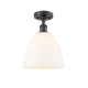 A thumbnail of the Innovations Lighting 516-1C-13-9 Bristol Semi-Flush Matte Black / Matte White