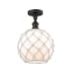 A thumbnail of the Innovations Lighting 516 Large Farmhouse Rope Oil Rubbed Bronze / White Glass with White Rope