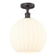 A thumbnail of the Innovations Lighting 516-1C-15-12 White Venetian Semi-Flush Oil Rubbed Bronze