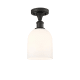 A thumbnail of the Innovations Lighting 516-1C-11-6 Bella Semi-Flush Oil Rubbed Bronze / White