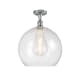 A thumbnail of the Innovations Lighting 516-1C-18-14 Athens Semi-Flush Polished Chrome / Seedy