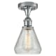 A thumbnail of the Innovations Lighting 516-1C Conesus Polished Chrome / Clear Crackle