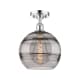 A thumbnail of the Innovations Lighting 516-1C-13-10 Rochester Semi-Flush Polished Chrome / Smoked