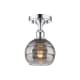 A thumbnail of the Innovations Lighting 516-1C-10-6 Rochester Semi-Flush Polished Chrome / Smoked