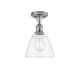 A thumbnail of the Innovations Lighting 516-1C-11-8 Bristol Semi-Flush Polished Chrome / Clear