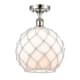 A thumbnail of the Innovations Lighting 516 Large Farmhouse Rope Polished Nickel / White Glass with White Rope
