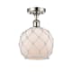 A thumbnail of the Innovations Lighting 516 Farmhouse Rope Polished Nickel / White Glass with White Rope