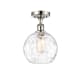 A thumbnail of the Innovations Lighting 516-1C-13-8 Athens Semi-Flush Polished Nickel / Clear Water Glass