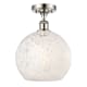 A thumbnail of the Innovations Lighting 516-1C-13-10 White Mouchette Semi-Flush Polished Nickel