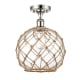 A thumbnail of the Innovations Lighting 516 Large Farmhouse Rope Polished Nickel / Clear Glass with Brown Rope