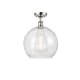 A thumbnail of the Innovations Lighting 516-1C-17-12 Athens Semi-Flush Polished Nickel / Seedy