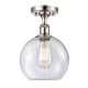 A thumbnail of the Innovations Lighting 516-1C-13-8 Athens Semi-Flush Polished Nickel / Seedy