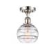 A thumbnail of the Innovations Lighting 516-1C-10-6 Rochester Semi-Flush Polished Nickel / Clear