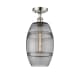 A thumbnail of the Innovations Lighting 516-1C-12-8 Vaz Semi-Flush Polished Nickel / Smoked