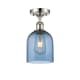 A thumbnail of the Innovations Lighting 516-1C-11-6 Bella Semi-Flush Polished Nickel / Blue