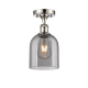 A thumbnail of the Innovations Lighting 516-1C-11-6 Bella Semi-Flush Polished Nickel / Smoked