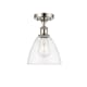 A thumbnail of the Innovations Lighting 516-1C-11-8 Bristol Semi-Flush Polished Nickel / Clear