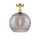 A thumbnail of the Innovations Lighting 516-1C-15-12 Athens Semi-Flush Satin Gold