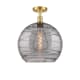 A thumbnail of the Innovations Lighting 516-1C-17-14 Athens Semi-Flush Satin Gold