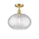 A thumbnail of the Innovations Lighting 516-1C-12-12 Ithaca Semi-Flush Satin Gold