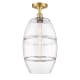 A thumbnail of the Innovations Lighting 516-1C-20-10 Vaz Semi-Flush Satin Gold / Clear