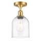 A thumbnail of the Innovations Lighting 516-1C-11-6 Bella Semi-Flush Satin Gold / Clear