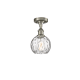 A thumbnail of the Innovations Lighting 516-1C-11-6 Athens Semi-Flush Brushed Satin Nickel / Clear Water Glass