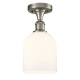 A thumbnail of the Innovations Lighting 516-1C-11-6 Bella Semi-Flush Brushed Satin Nickel / White