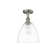 A thumbnail of the Innovations Lighting 516-1C-13-9 Bristol Semi-Flush Brushed Satin Nickel / Clear