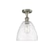 A thumbnail of the Innovations Lighting 516-1C-13-9 Bristol Semi-Flush Brushed Satin Nickel / Seedy