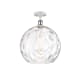 A thumbnail of the Innovations Lighting 516-1C-17-14 Athens Semi-Flush White and Polished Chrome / Clear Water Glass