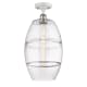 A thumbnail of the Innovations Lighting 516-1C-20-10 Vaz Semi-Flush White Polished Chrome / Clear