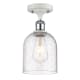 A thumbnail of the Innovations Lighting 516-1C-11-6 Bella Semi-Flush White Polished Chrome / Seedy