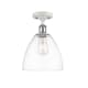 A thumbnail of the Innovations Lighting 516-1C-13-9 Bristol Semi-Flush White and Polished Chrome / Clear