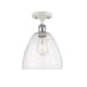 A thumbnail of the Innovations Lighting 516-1C-13-9 Bristol Semi-Flush White and Polished Chrome / Seedy